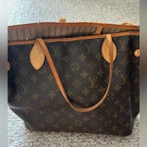 Louis Vuitton Brown Monogram Tote Bag